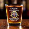 America Always First, Always Forward - US Elections Shot Glass - Gift For Conservative Supporters