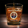 We Start This Journey Together - US Election Square Whiskey Glass - Gift For Conservative Supporters