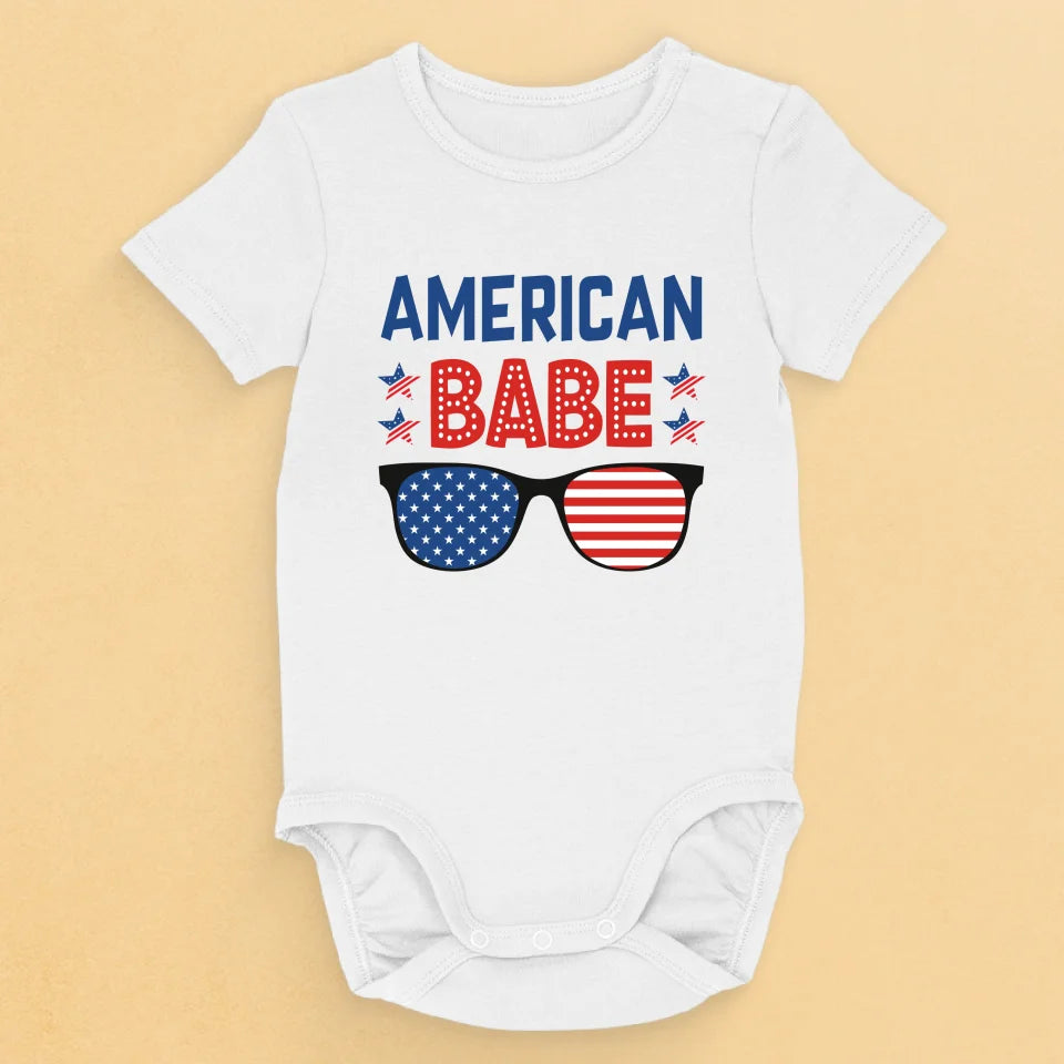 American Babe - US Elections Baby Onesie - Gift For Conservative Supporters, Baby Kids, Newborn Baby