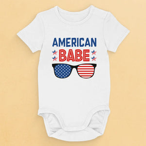 American Babe - US Elections Baby Onesie - Gift For Conservative Supporters, Baby Kids, Newborn Baby