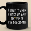 Enjoy Your Favorite Beverage With Pride - US Election Black Mug