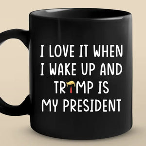 Enjoy Your Favorite Beverage With Pride - US Election Black Mug