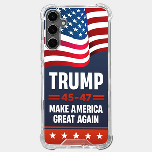 A Fresh Start For All Americans - US Patriotic Pride Clear Phone Case