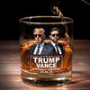 The Dynamic Duo Of America Officially Certified - US Patriotic Pride Whiskey Glass - Gift For Conservative Supporters