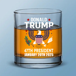 The Comeback Of Patriot- US Patriotic Pride Whiskey Glass - Gift For Conservative Supporters