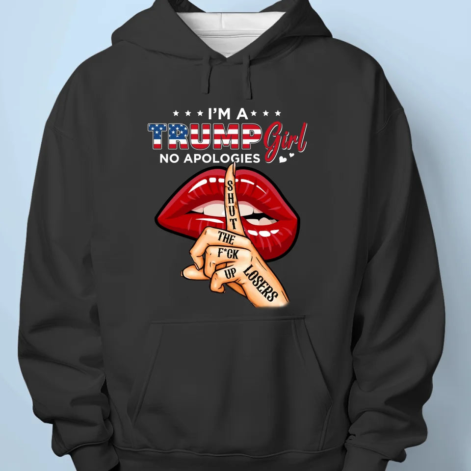 Show Your Pride And Be A Bold Girl - US Patriotic Pride Unisex T-shirt, Premium T-shirt, Hoodie - Gift For Best Friends, BFF, Sisters