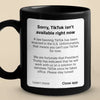 Please Stay Tuned - US Patriotic Pride Black Mug