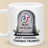 Swipe Left On Fake News - US Patriotic Pride Mug
