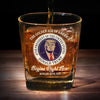 Miss Me Yet? Too Bad, I’m Back - US Patriotic Pride Square Whiskey Glass - Gift For Conservative Supporters