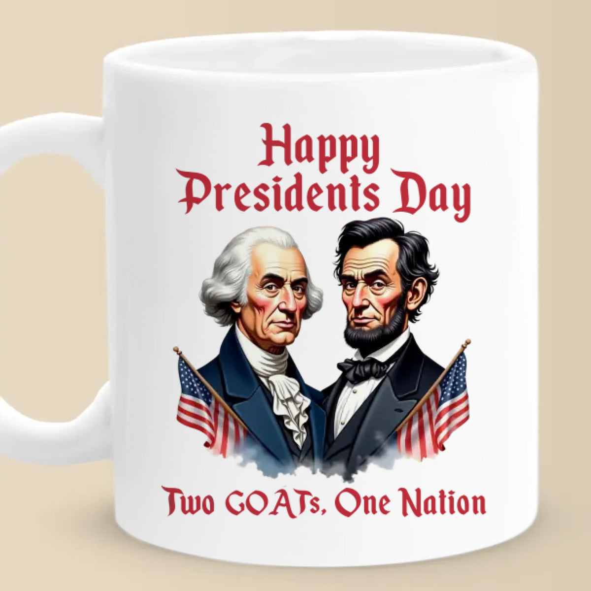 Two Goats, One Nation - US Patriotic Pride Mug
