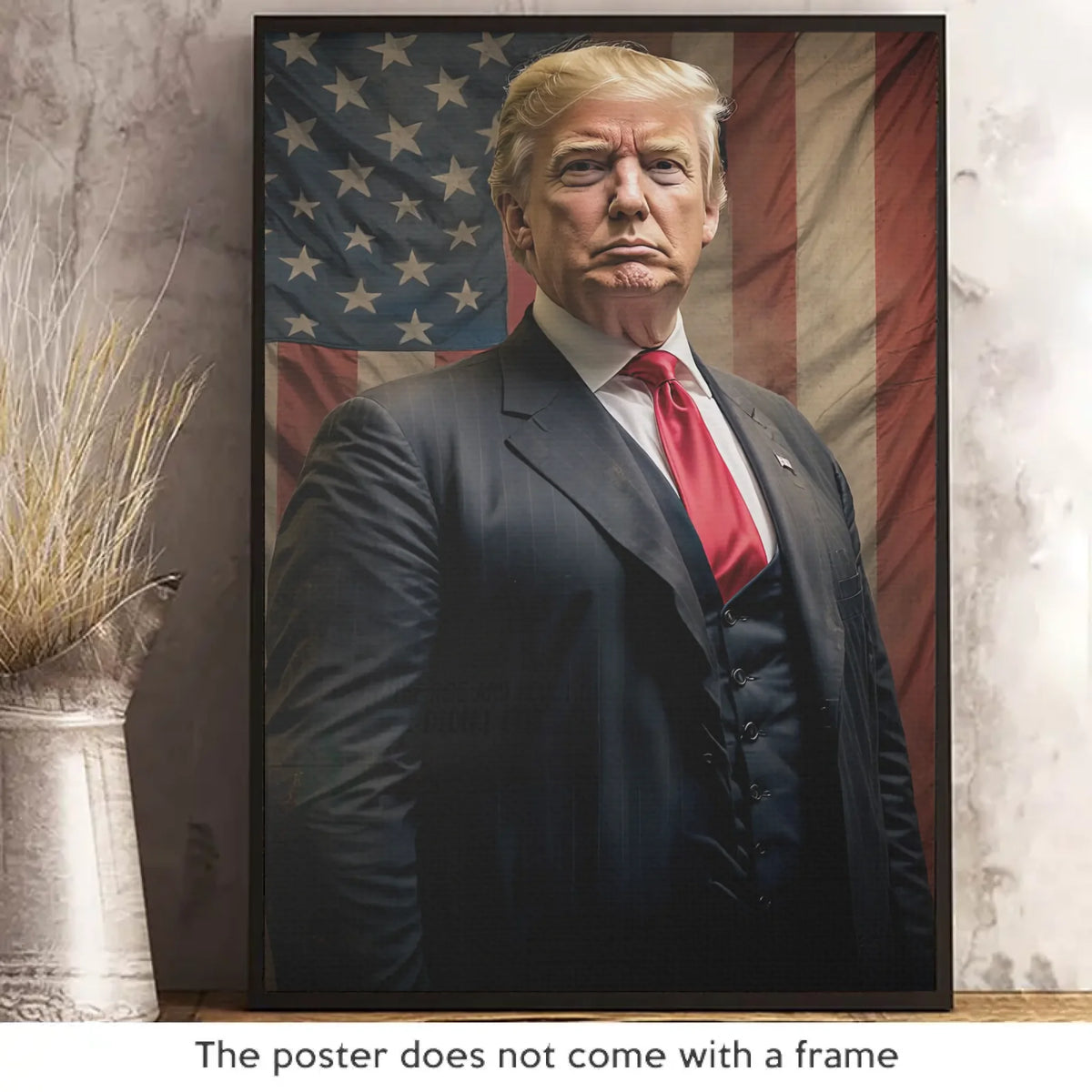 Guided By History, Focused On The Future - US Patriotic Pride Vertical Poster - Gift For Conservative Supporters