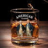 Leaders Of America - US Patriotic Pride Whiskey Glass - Gift For Conservative Supporters