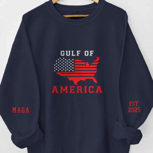For The Times When You Just Want To Feel Proud -  US Patriotic Pride Unisex Sweatshirt, Hoodie With Design On Sleeve