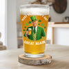 Golden Luck For A Golden Future- US Patriotic Pride Beer Glass