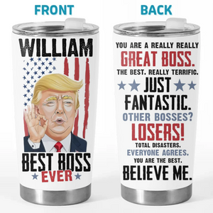 Great Boss Is You - US Patriotic Pride 20oz Tumbler