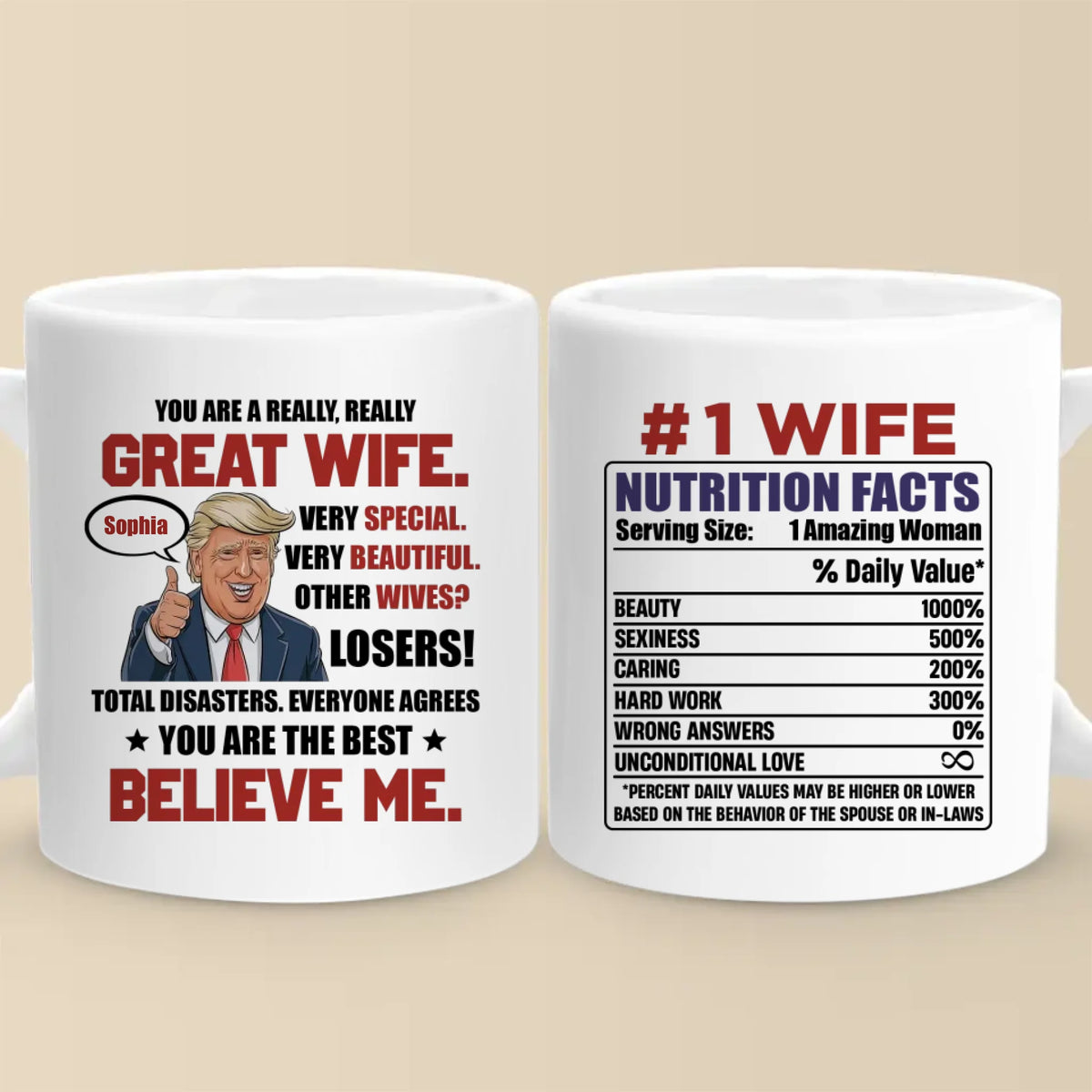 You Are Really Great Wife - US Patriotic Pride Mug