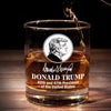 Making History, Defining The Future - US Patriotic Pride Whiskey Glass - Gift For Conservative Supporters
