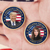 Couple Of The Year - US Patriotic Pride Gold-Colored Coin