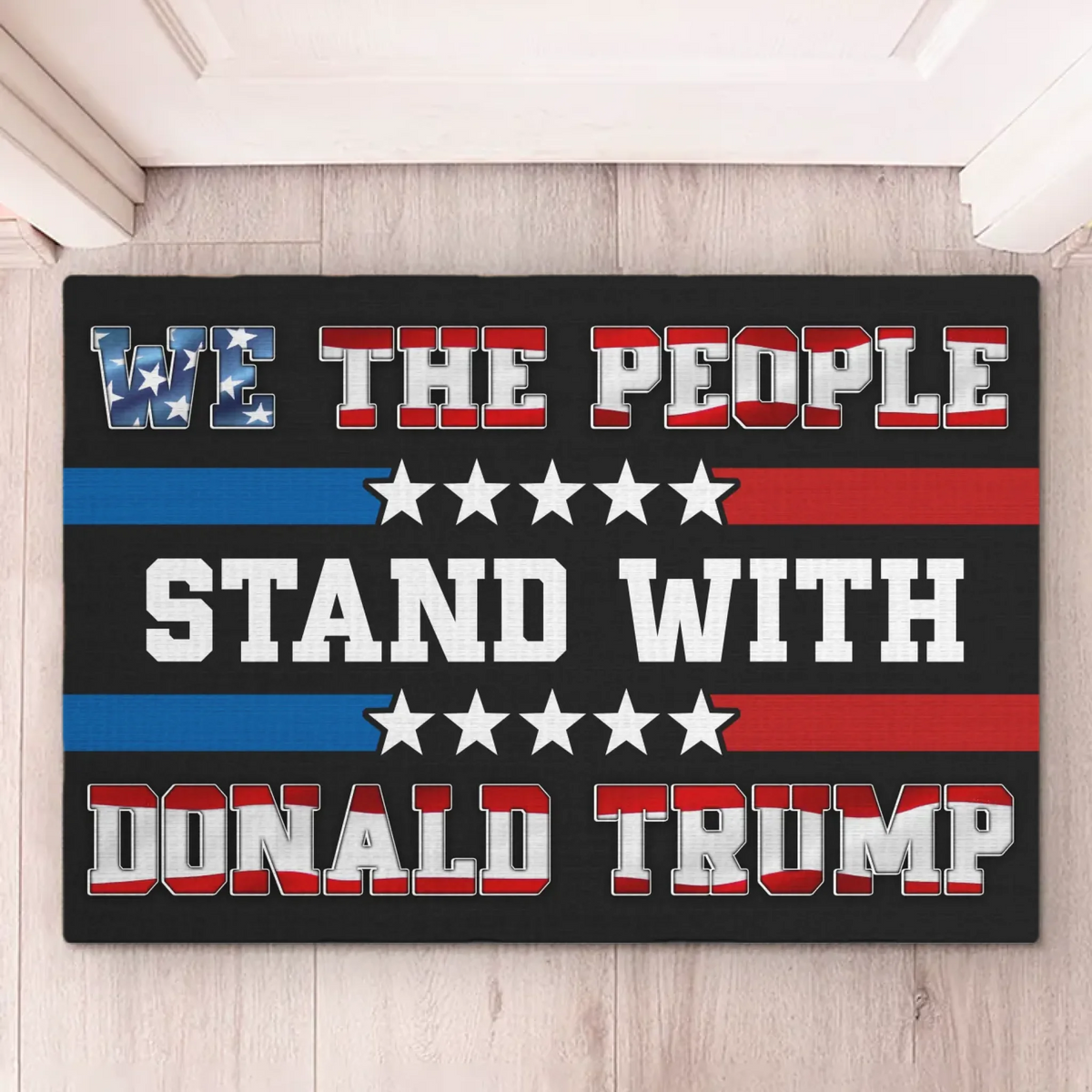 People’s Unity, Nation’s Glory - US Patriotic Pride Home Decor Decorative Mat, House Warming Gift Mat