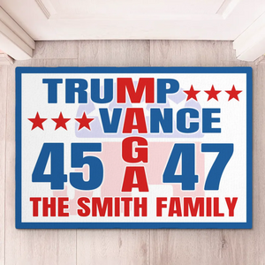 Stand With The Nation, Stand For The Future - US Patriotic Pride Home Decor Decorative Mat, House Warming Gift Mat