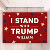 Alongside With Him - US Patriotic Pride Home Decor Decorative Mat, House Warming Gift Mat