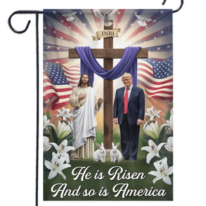 A Nation Built On Faith - US Patriotic Pride House Flag, Garden Flag