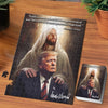 Nothing Is More Powerful Than God - US Patriotic Pride Jigsaw Puzzle