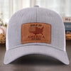 One Nation, One Gulf, One Strength - US Patriotic Pride Leather Patch Hat - Gift For Conservative Supporters