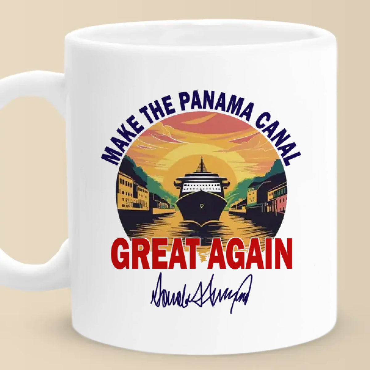 Sailing Towards A Greater Future - US Patriotic Pride Mug
