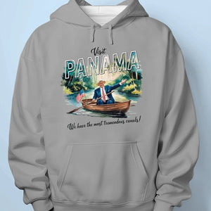 Welcome To My Canal - US Patriotic Pride Unisex T-shirt, Premium T-shirt, Hoodie