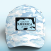 Salt In The Air, Freedom Everywhere - US Patriotic Pride Hat, All Over Print Classic Cap