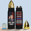 Super Man, No Competition - US Patriotic Pride Bullet Tumbler