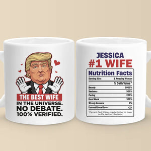 The Best Woman In The Universe, No Debate - US Patriotic Pride Mug