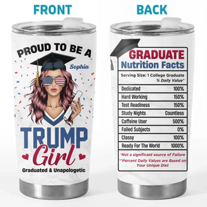 The Greatest Graduate Is You - US Patriotic Pride 20oz Tumbler - Gift For Best Friends, BFF, Sisters