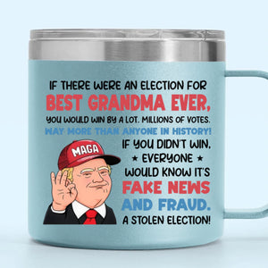 Trust Me, You’re Absolutely The Best - US Patriotic Pride 14oz Stainless Steel Tumbler With Handle