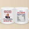 One Amazing Wife Is Here - US Patriotic Pride Mug