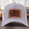 Believe In America’s Future - US Patriotic Pride Leather Patch Hat - Gift For Conservative Supporters