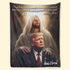 Nothing Is More Powerful Than God - US Patriotic Pride Blanket