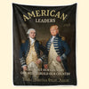 Lead With Fire, Rule With Vision - US Patriotic Pride Blanket