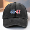 The Man Of America - US Patriotic Pride Vintage Washed Denim Baseball Cap