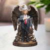 The Eagle Watches, He Commands - US Patriotic Pride Acrylic Plaque Custom Shape
