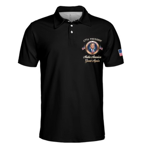 The Fighter Who Never Folded - US Patriotic Pride All Over Print Polo Shirt