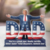 World’s Best Dad, It's You - US Patriotic Pride Acrylic Plaque Custom Shape