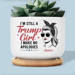 You’re The Reason America’s Still Great - US Patriotic Pride Home Decor Ceramic Plant Pot - Gift For Best Friends, BFF, Sisters