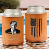 To My Man 2025 - US Patriotic Pride Leather Can Cooler - Gift For Conservative Supporters