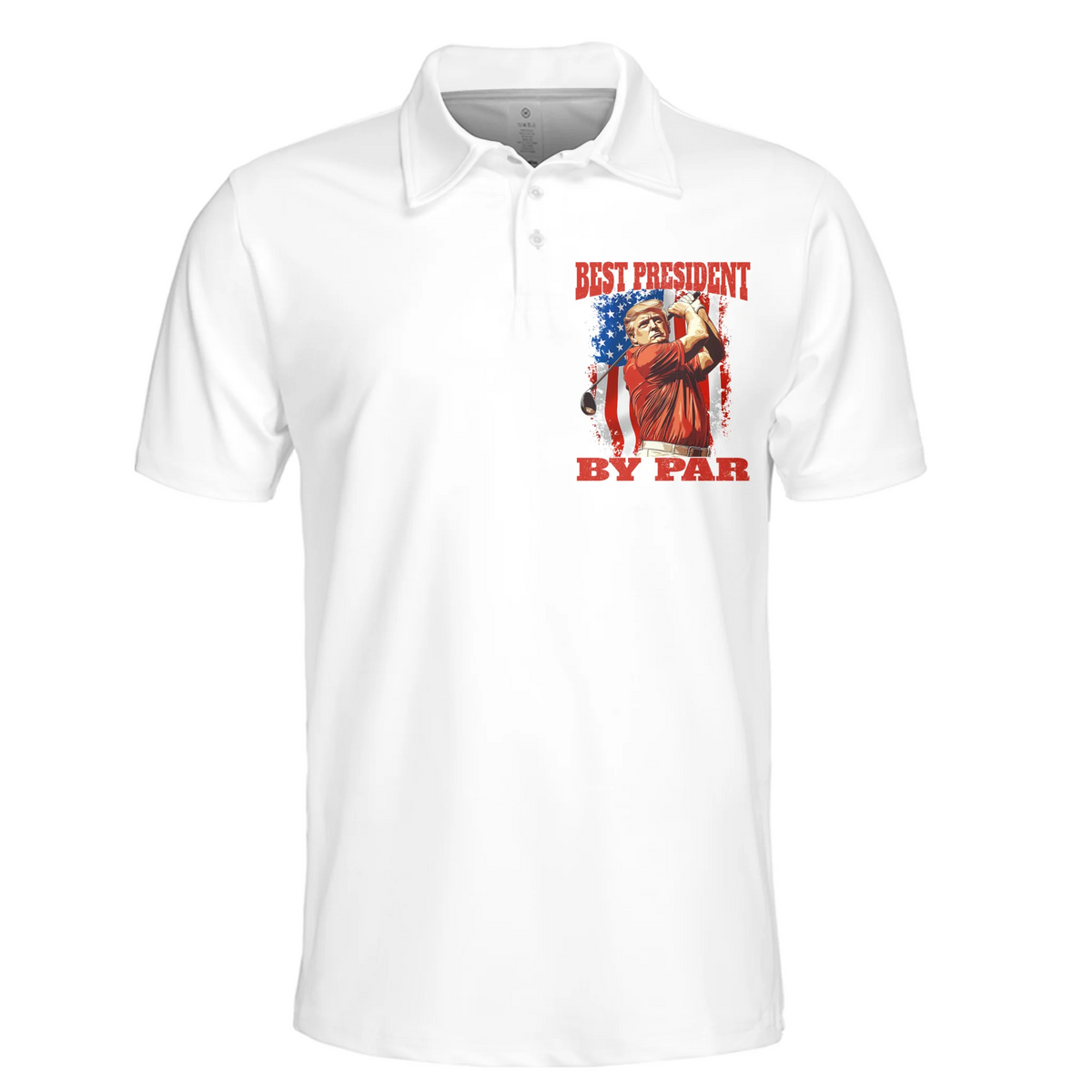 The Champion Who Never Backed Down - US Patriotic Pride All Over Print Polo Shirt