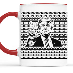 Let The Mug Speak For Itself - US Patriotic Pride Accent Mug
