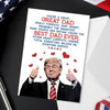 Legendary Father Material - US Patriotic Pride Postcard