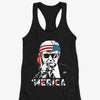 ‘Merica Just Reloading - US Patriotic Pride Racer Back Tank Top, T-Shirt