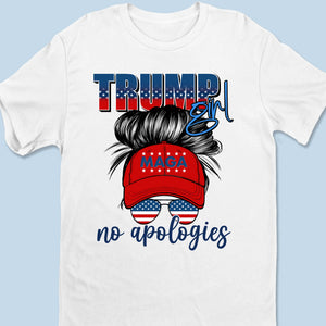 Make America Glam Again - US Patriotic Pride Racer Back Tank Top, T-Shirt - Gift For Best Friends, BFF, Sisters